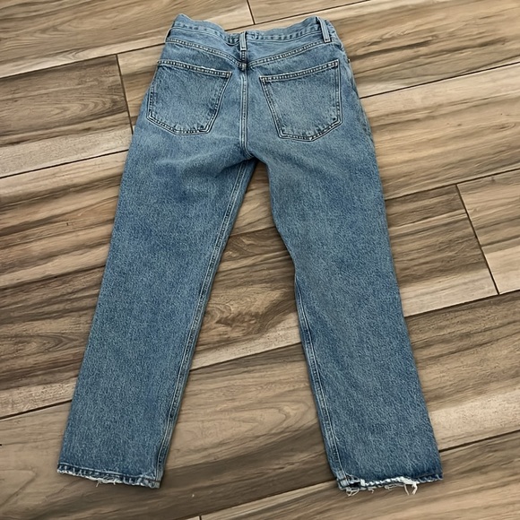 Agolde Lana cropped distressed  jeans - Picture 2 of 5